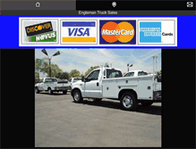 Tablet Screenshot of englemantrucksales.com